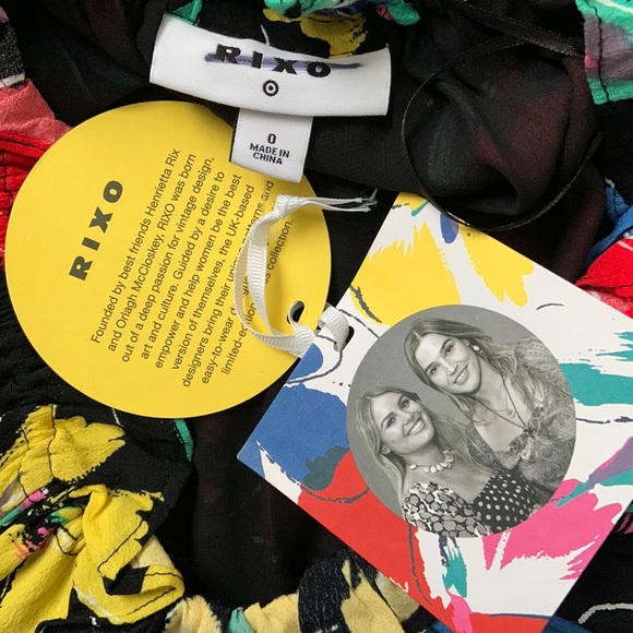 NWT Designer RIXO x Target Floral Off Shoulder Dress - Picture 8 of 16